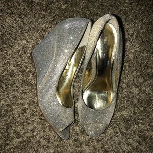 Kelly & Katie Sparkly Wedges